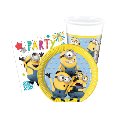 Minions plates and Minions cup Minions tissue - kidzstations Minions Birthday Party Supplies Paper Plates, Cups and Napkins