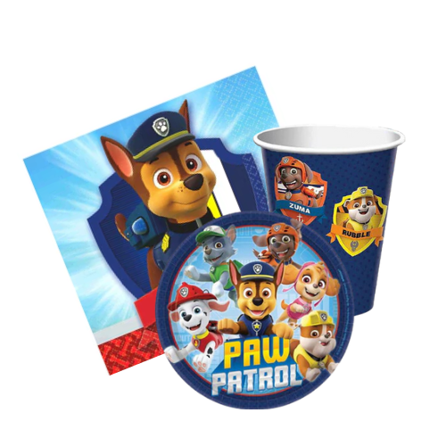 Raw Patrol plates and raw patrol cup raw patrol tissue - kidzstations Raw Patrol Birthday Party Supplies Paper Plates, Cups and Napkins